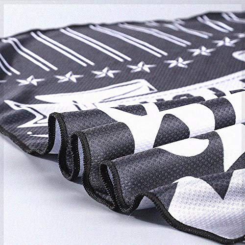 GL-Ice towel Toalla de enfriamiento | Bolsa de Gimnasio Gratis | Camping, Deportes, Playa, Arena Decathlon, Toalla de Microfibra y Absorbente, Toalla de Secado rápido de Viaje 31x100cm