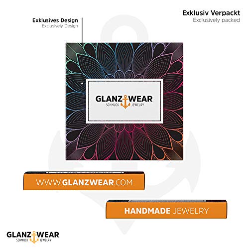 GLANZWEAR Envolver el Brazalete con Ancla de la Nave en Negro Rope Black Edition, Banda Ancla Náutica para los Hombres y Las Mujeres, Pulsera Unisex Muchos Colores de Moda Negro/Rojo