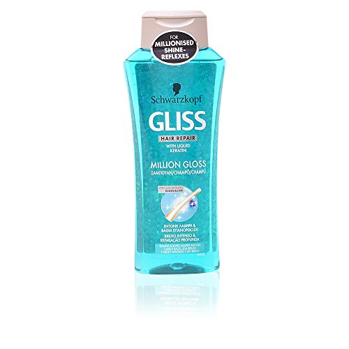 Gliss - Champú Million Gloss - 250ml (pack de 6) Total: 1500ml