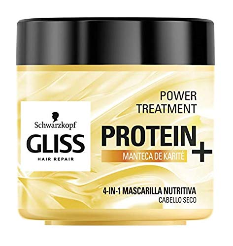 Gliss - Mascarilla Proteína 4 En 1 Manteca Karité 400Ml