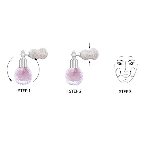 Glitter Body Spray, Shimmer Body Makeup Sparkle Powder Brillo iluminador para la Cara del Cuerpo