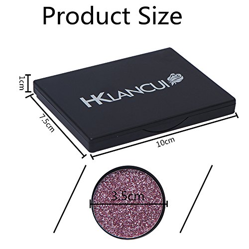 Glitter Polvo Paleta de Maquillaje Profesional, Ruwhere 6 Colores Purpurina Gel Arte de Uñas Decoración cara cuerpo labios sombra de ojos maquillaje con purpurina Maquillaje de Ojos Sombra