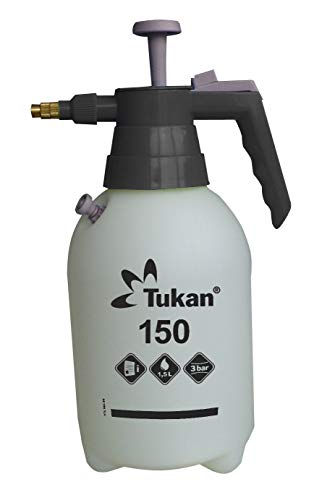 Gloria Tukan 150, pulverizador de presión de 1,5 litros con Boquilla de latón Ajustable y válvula de presión