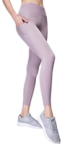 Gmardar Mallas para Mujer Cintura Alta Pantalones de Yoga Largos de Talle Alto Elásticos Transpirables Leggins Pantalón Deportivo de Mujer para Running Fitness Pilates Entrenamiento Ciclismo