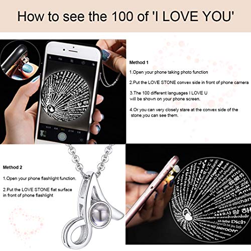 GoldChic Jewelry Collar Te Amo con Letras Iniciales de Nombre Collar de Letra Chapado en Platino