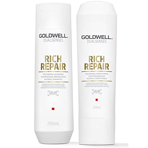Goldwell Dualsenses Rico reparación restauración Champú 250 ml y Acondicionador 200 ml