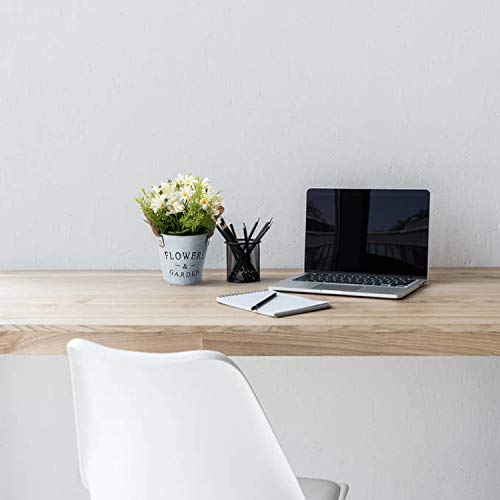 GoMaihe Pequeña Margarita Artificiales Decoración Jarrones, Flores Artificiales Decorativas Maceta 3Pcs, Plantas Artificiales Adecuado para El Hogar Oficina Decoración Jardín Baño Cocina Balcón