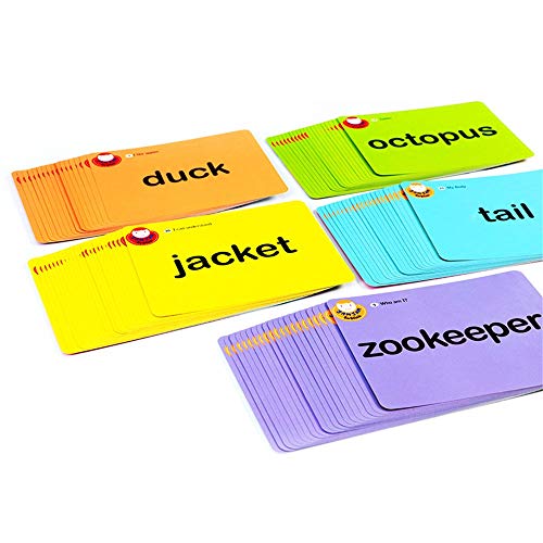 GonFan Los Libros para niños Inglés Completo 30 Inglés Libros de imágenes 0-6 años Los niños Cero Inglés básico de la Ilustración (Color : Multi-Colored, Size : 31.4x15.7x15.5cm)