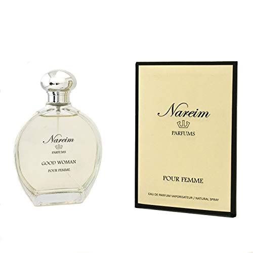 GOOD WOMAN EAU DE PARFUM 473 DE NAREIM PARFUMS - PERFUMES DE MUJER -VAPORIZADOR 100ML- PERFUME DE LARGA DURACIÓN ELABORADO CON UN ALTO PORCENTAJE DE ESENCIAS AROMATICAS - BELLEZA MUJER