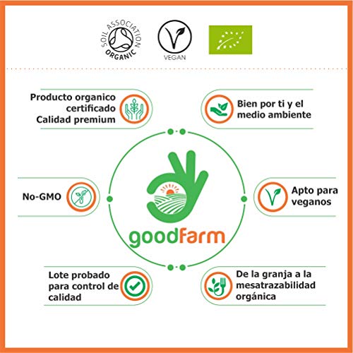 GoodFarm - Moringa ecológica en polvo, 500 g