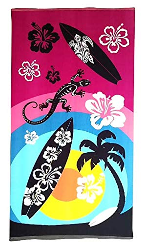 Goodforgoods Toalla de Playa y Piscina, Grande 170x90 cm, Modelos, Tela, Secado rápido, Ligera y fácil de Llevar. (Multicolores 2)