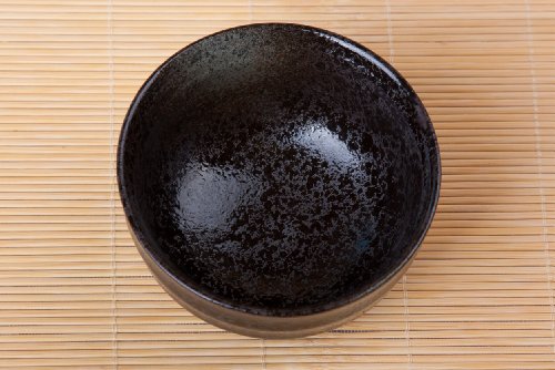 Goodwei Juego de Té Matcha – Bol de té y batidor incl. Caja de regalo (negro)