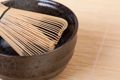 Goodwei Juego de té Matcha para dos - Bol de té, batidor y soporte incl. Caja de regalo … (Goma)