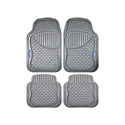 Goodyear GOD9021 Alfombra de Goma, 4 Piezas, Gris