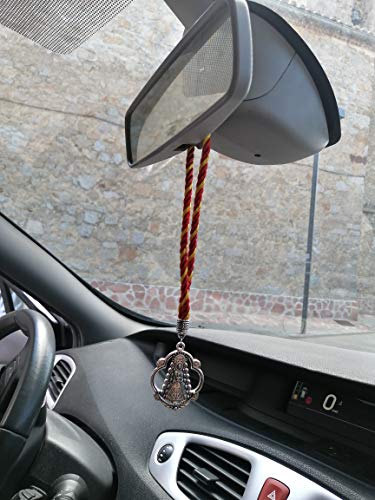 GOS Best Supplies Colgante Retrovisor De Coche | Virgen del Rocio (Color 1)