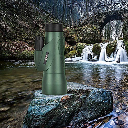 Gosky - Telescopio monocular de Alta definición y Soporte rápido para Smartphone, monocular Resistente al Agua, BAK4 Prisma para observación de pájaros, Caza, Camping, Viajes, Vida Silvestre, 12 x 55