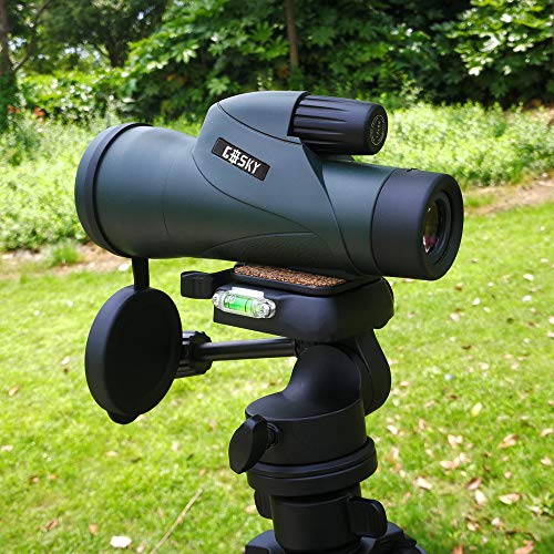 Gosky - Telescopio monocular de Alta definición y Soporte rápido para Smartphone, monocular Resistente al Agua, BAK4 Prisma para observación de pájaros, Caza, Camping, Viajes, Vida Silvestre, 12 x 55