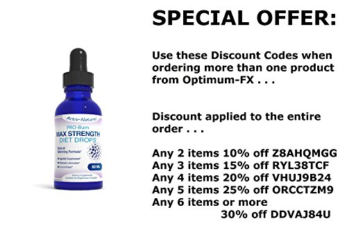 Gotas para dieta PRO-Burn Máxima Potencia - Aumenta la energía - Suprime el apetito - Quema grasa - Estimula el metabolismo Bloquea los carbohidratos 60 ml - suministro para 1 mes