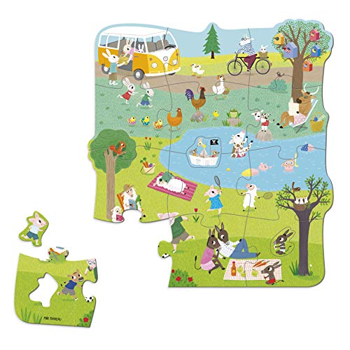 Goula- Puzle XXL Un día en el campo (53427) , color/modelo surtido