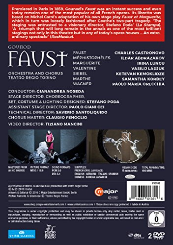 Gounod: Faust (Teatro Regio di Torino, 2015) [2 DVDs]