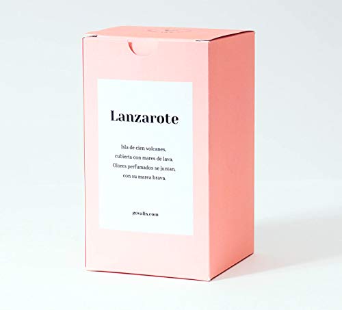GOVALIS Vela Lanzarote | Perfumadas y Aromáticas | Cera de Soja & Coco 100% Natural – Velas Recuerdos Relajación Decorativas Yoga Grandes Blancas Cumpleaños Regalos Originales – 70-90 h – 390 g