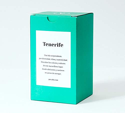 GOVALIS Vela Tenerife | Perfumadas y Aromáticas | Cera de Soja & Coco 100% Natural – Velas Recuerdos Relajación Decorativas Yoga Grandes Blancas Cumpleaños Regalos Originales – 70-90 h – 390 g