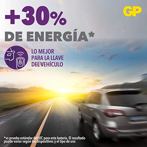 GP CR2032 3V - Pack de 20 Pilas CR 2032 de Litio botón | Sin Mercurio | Pack Compuesto por 4 blísters de 5 Pilas CR2032 / DL2032 envasadas Individualmente