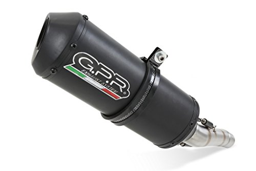 GPR Italia Escape homologado con tubo de conexión para F 800 R 2009/14, Ghisa