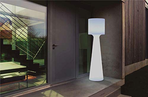 GRACE-- Lámpara de pie para exteriores (140 cm), color blanco