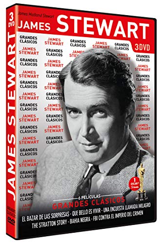 Grandes Clásicos James Stewart: (El bazar de las sorpresas / Qué bello es vivir / Una encuesta llamada milagro / The Stratton Story / Bahía negra / FBI contra el imperio del crimen) [DVD]