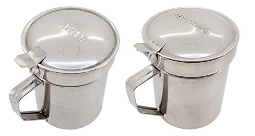 Grasera - Recipiente con filtro para el aceite - PACK 2U