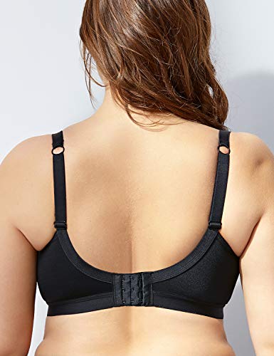 Gratlin Sujetador de Lactancia Premamá Encaje sin Aros con Relleno Suave Negro 110E