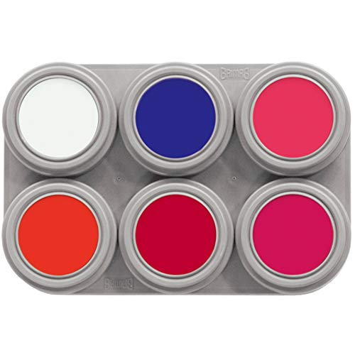 Grimas - Maquillaje al Agua Pure, Paleta F6, Color flúor (20602000F6)
