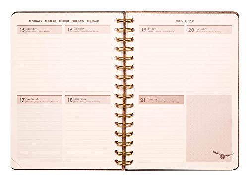 Grupo Erik ASVA52001 - Agenda escolar 2020/2021 A5 Semana vista Harry Potter, 12 meses (14,8x21 cm)