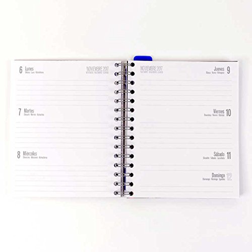 Grupo Erik Editores - Agenda Escolar 2017/2018 Semana Vista Real Madrid Jugadores