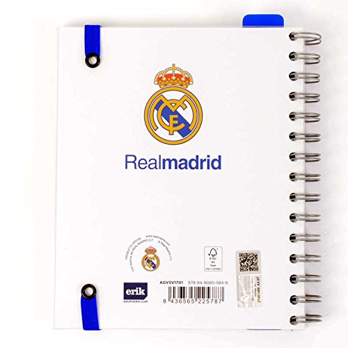 Grupo Erik Editores - Agenda Escolar 2017/2018 Semana Vista Real Madrid Jugadores