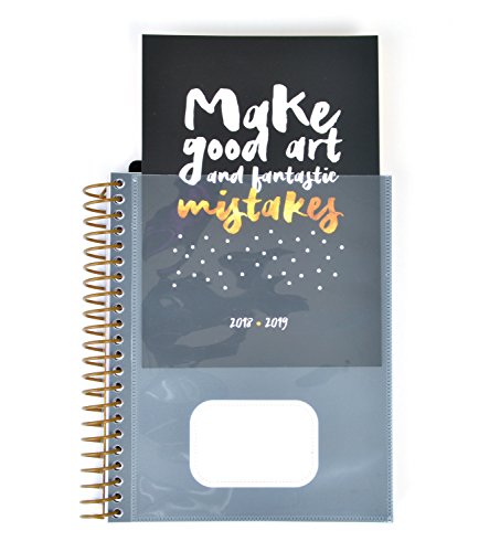 Grupo Erik Editores - Agenda escolar  GLITTER 2018/2019 Semana vista, 15,5 x 19 cm