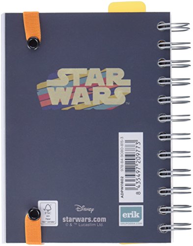 Grupo Erik Editores Star Wars- Agenda escolar 2018-2019 día página multilingüe, 11.4 x 16 cm