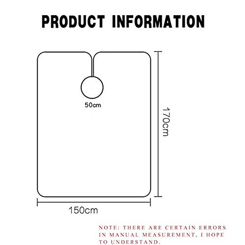 GRXIN Barber Cape,Bata De Peluqueria,Capa Profesional para Peluquería Conajustable,para Hogar Y Peluquería