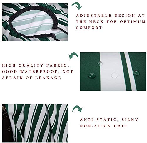 GRXIN Barber Cape,Bata De Peluqueria,Capa Profesional para Peluquería Conajustable,para Hogar Y Peluquería