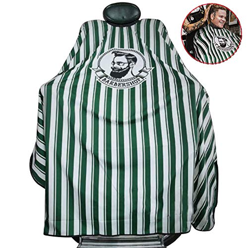 GRXIN Barber Cape,Bata De Peluqueria,Capa Profesional para Peluquería Conajustable,para Hogar Y Peluquería