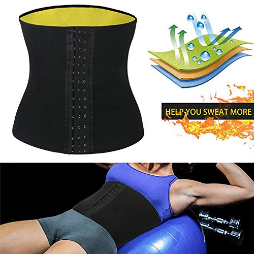 GSERA Fajas Reductoras Mujeres Thermo Sweat Neoprene Shapers Cinturón Adelgazante Cintura Cincher Faja Quemador De Grasa Fitness Corset para Bajar De Peso