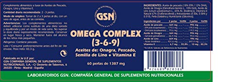 GSN Omega 3, 6 y 9-250 gr