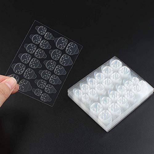 Gsyamh Pegamento De Doble Cara Uñas Falsas Transparente Doble Cara Para Uñas Postizas Accesorios De Arte De Uñas Transparente Adhesiva Adecuada Para El Hogar o La Tienda De Uñas（10 Piezas）