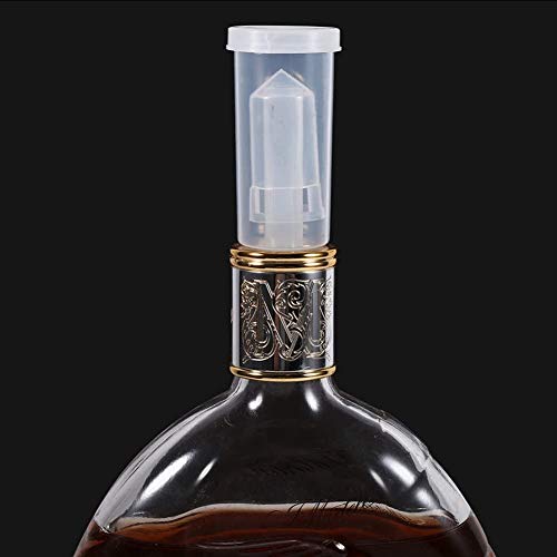 Guanici Fermentación Airlock Esclusa de aire de fermentación Cerveza Artesanal Airlock Bubbler para preservar el hogar, elaborar cerveza, hacer vino, fermentar chucrut, kimchi 4 Piezas (transparente)