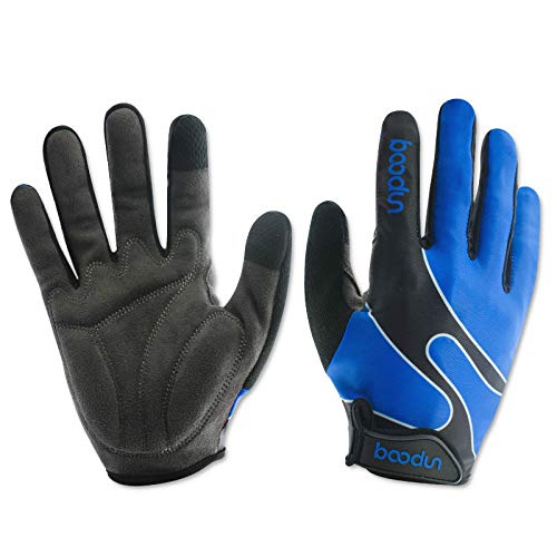 Guantes de Ciclismo Unisex Hombres Mujeres MTB Bicicleta de Carretera Guantes de Bicicleta Pantalla táctil Dedos completos Guantes Deportivos Guantes y Mitones XL - C Verde, XL