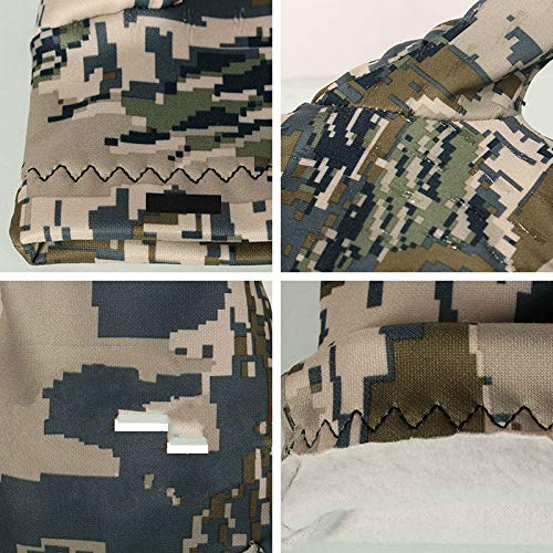 Guanti da uomo Nuovi Guanti da esterno ad asciugatura rapida da uomo in Pile spesso invernale, Verde e Grigio, L.