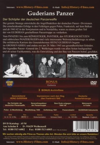Guderians Panzer - Vom PANZER 1 bis zum KÖNIGSTIGER (2 DVD - Premium Edition) [Alemania]