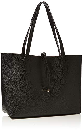 Guess Bobbi Inside out Tote, Bolso Tipo Mujer, Multicolor (Black/Red), 12.5x27x42.5 centimeters (W x H x L)