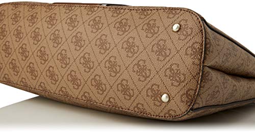 Guess Cathleen Status Carryall, Bags Satchel Mujer Brown, 37 x 12 x 25 cm